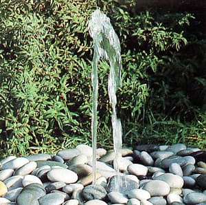 Pebble Fountain jet